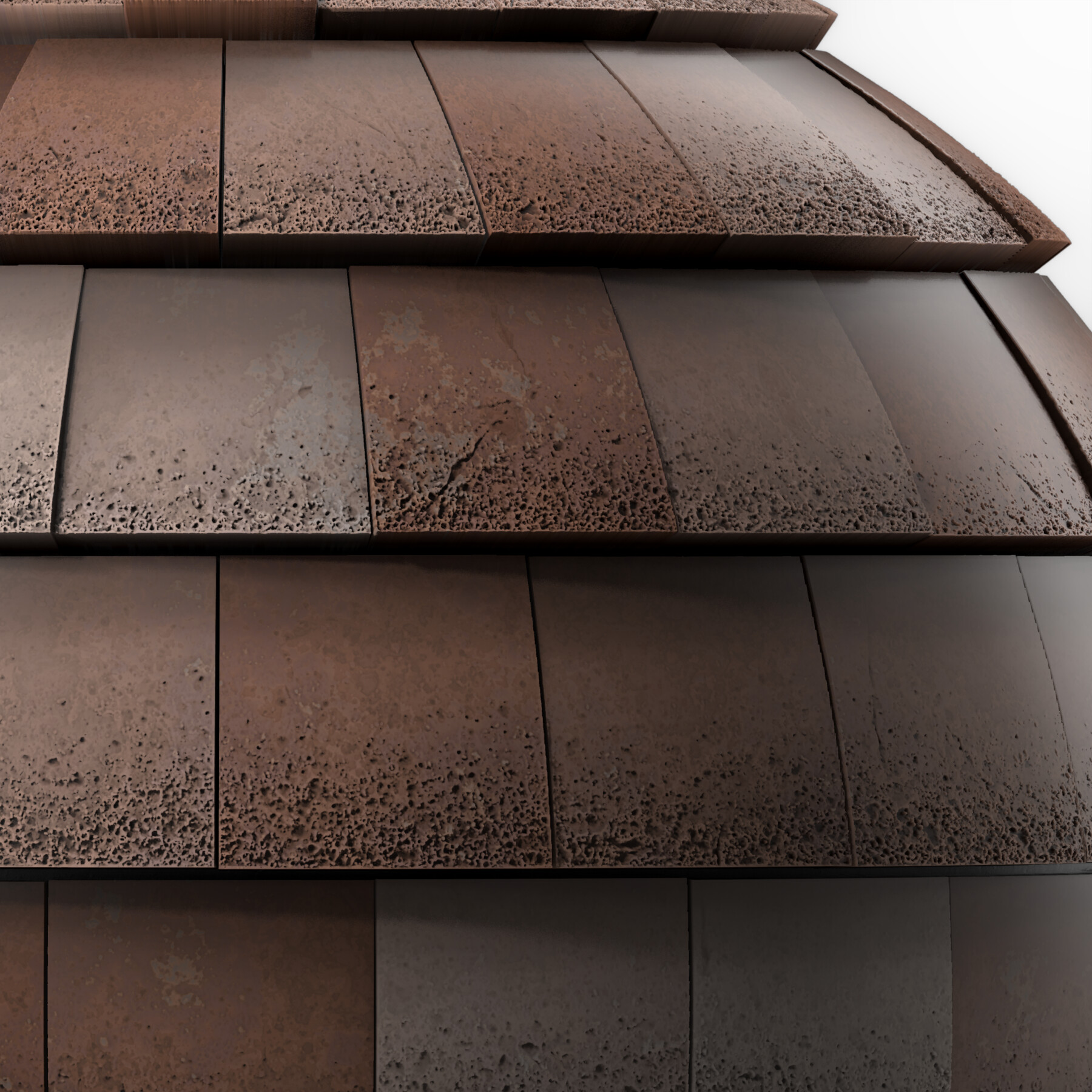 ArtStation - Roof Tile Materials 56- Cement Roofing , Seamless, Pbr, 4k ...