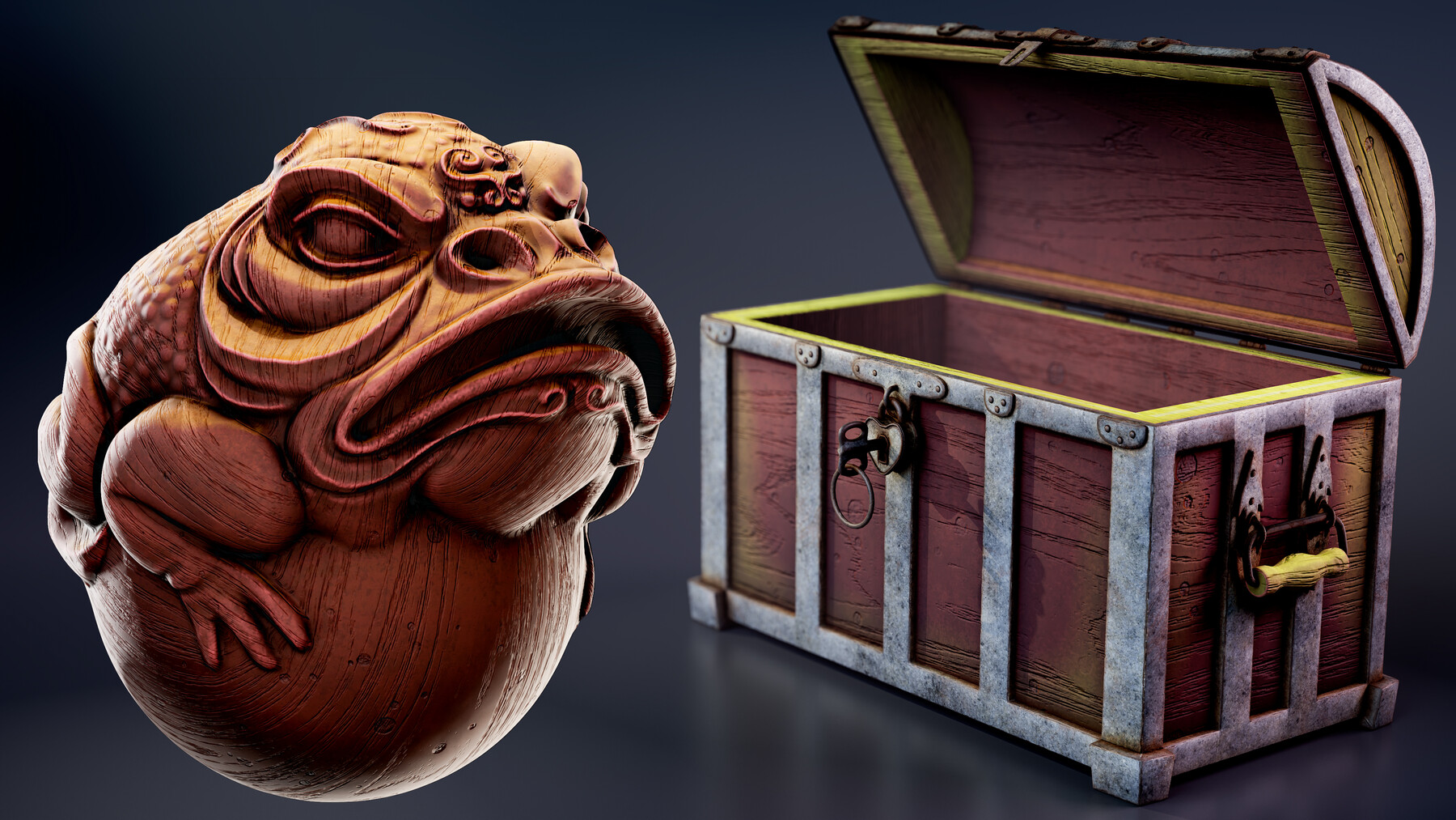 ArtStation - 40 Stylized Wood-Metal Smart Material+ 4K PBR Textures ...