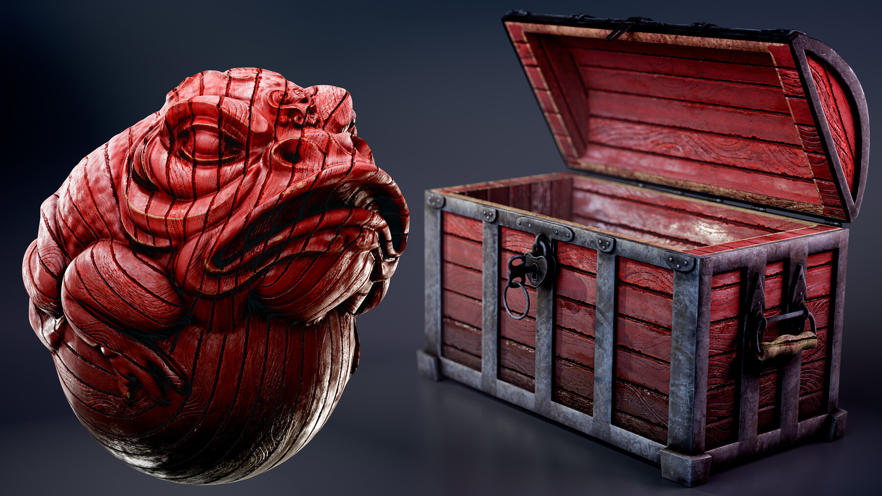 ArtStation - 40 Stylized Wood-Metal Smart Material+ 4K PBR Textures ...
