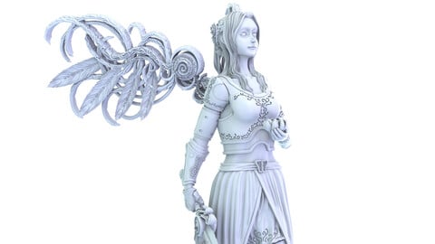 3D Game Assets 3D Printed Models Angel Figures