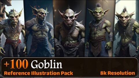 100 Goblin Reference Pack | 8K | v.5