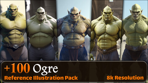 100 Ogre Reference Pack | 8K | v.6