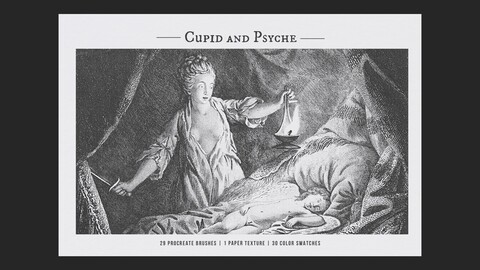 Cupid and Psyche Procreate Kit