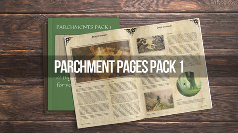 Parchments Pack 01 - Letter Size
