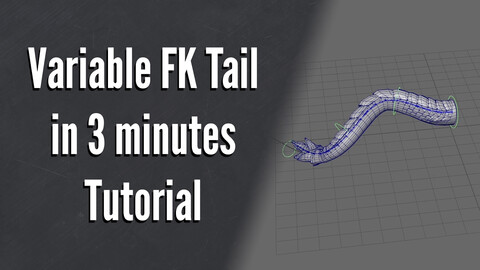 Variable FK Tail Speed Rigging - Tutorial workshop