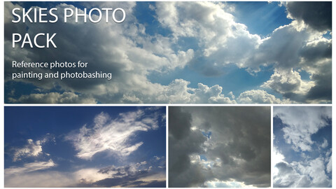Skies Cloud Photo Reference Pack