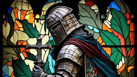 Crusader Stained Glass v4