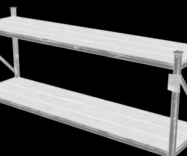 ArtStation - Warehouse Storage Rack - Game ready props | Game Assets