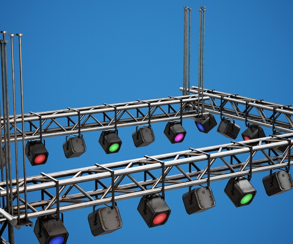 ArtStation - Light Truss - PBR Game Ready Props | Game Assets