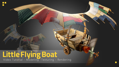 Little Flying Boat - Tutorial full process