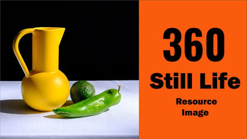 +360 Still Life Photo Reference Pack for Artists