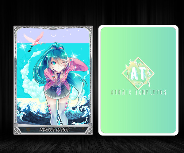 ArtStation - Anime game card template Vol5 | Artworks