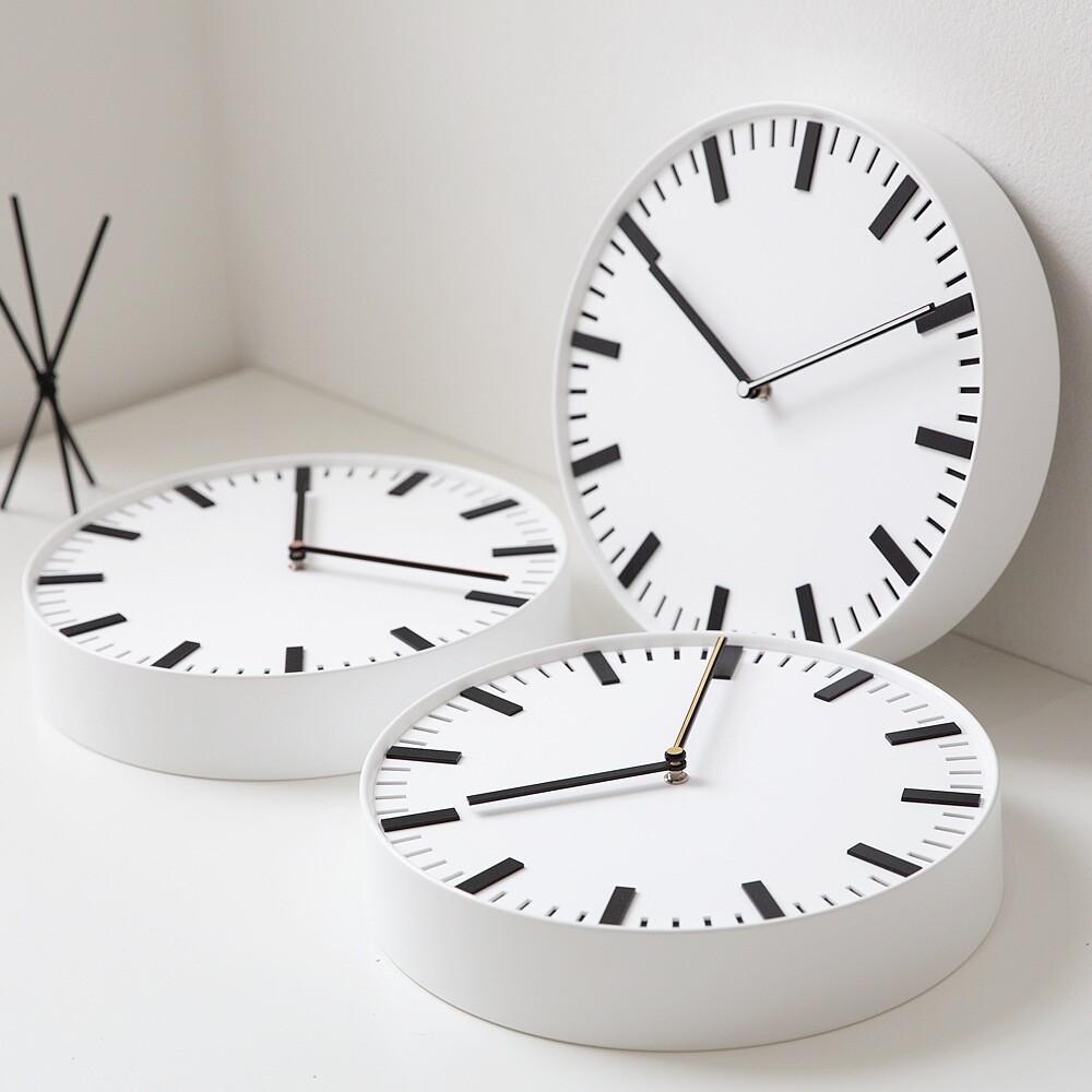 ArtStation Bold line noiseless wall clock Resources