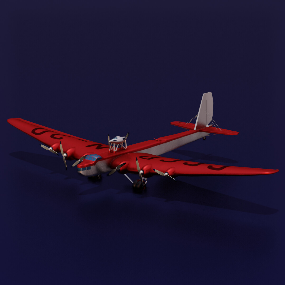 ArtStation Tupolev ANT20 3d model Game Assets