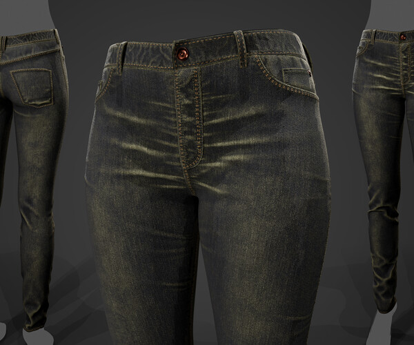 ArtStation - Tutorial Realistic Jean + MD / Clo3d + Project files ...