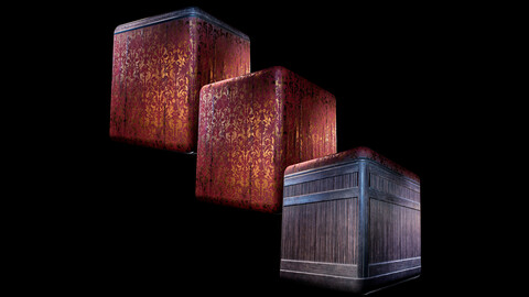 Victorian Red Wallpaper Texture