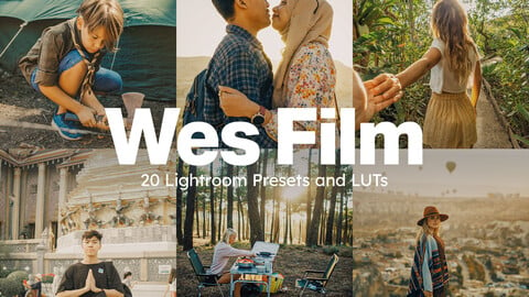 Wes Film - 20 LUTs and Lightroom Presets
