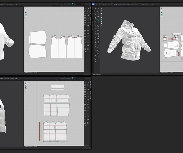ArtStation - 18 Women's Clothes - VOL 2 - Marvelous / CLO Project file ...