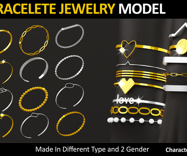 ArtStation - 270+ JEWELRY COLLECTION MODELS | Game Assets