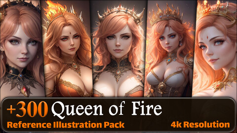 300 Queen of Fire Reference Pack | 4K | v.1