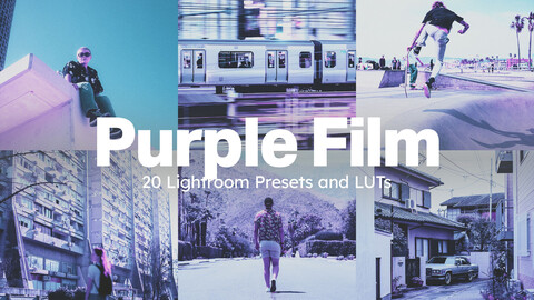 Purple Film - 20 LUTs and Lightroom Presets