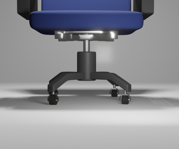 ArtStation - Stylized modern 3D office chair in Blender | Game Assets