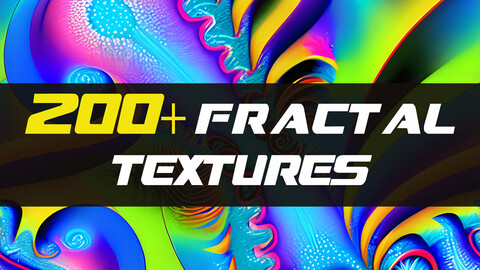 Chaos & Order: 200+ (AI) Textures Inspired by Fractal - 4K