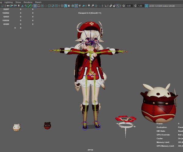 ArtStation - Genshin Impact - Klee RIGGED | Resources