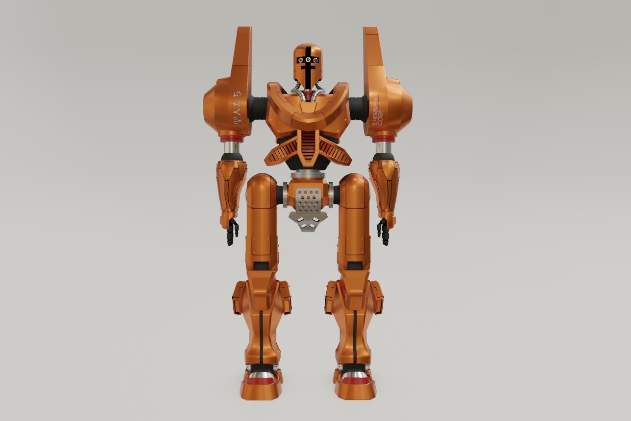 Mecha Giant Robot Anime - Robo Gigante | 3D model