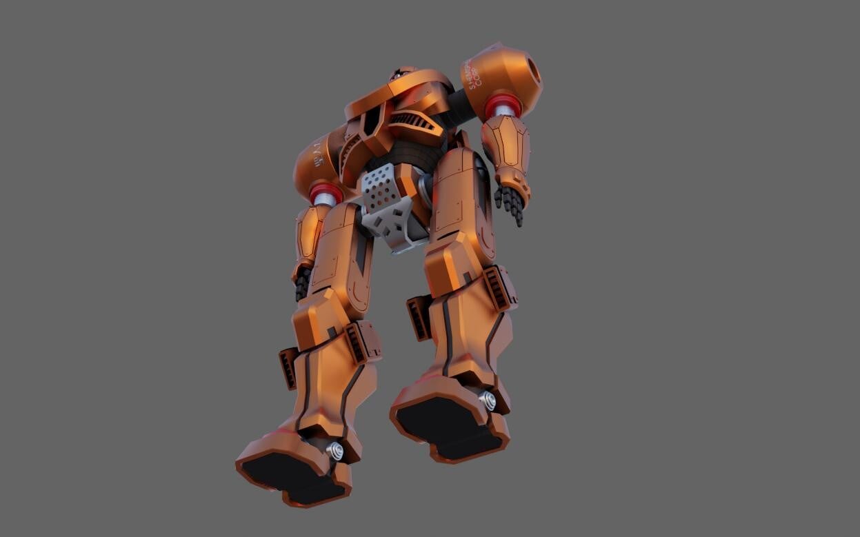 Mecha Giant Robot Anime - Robo Gigante | 3D model