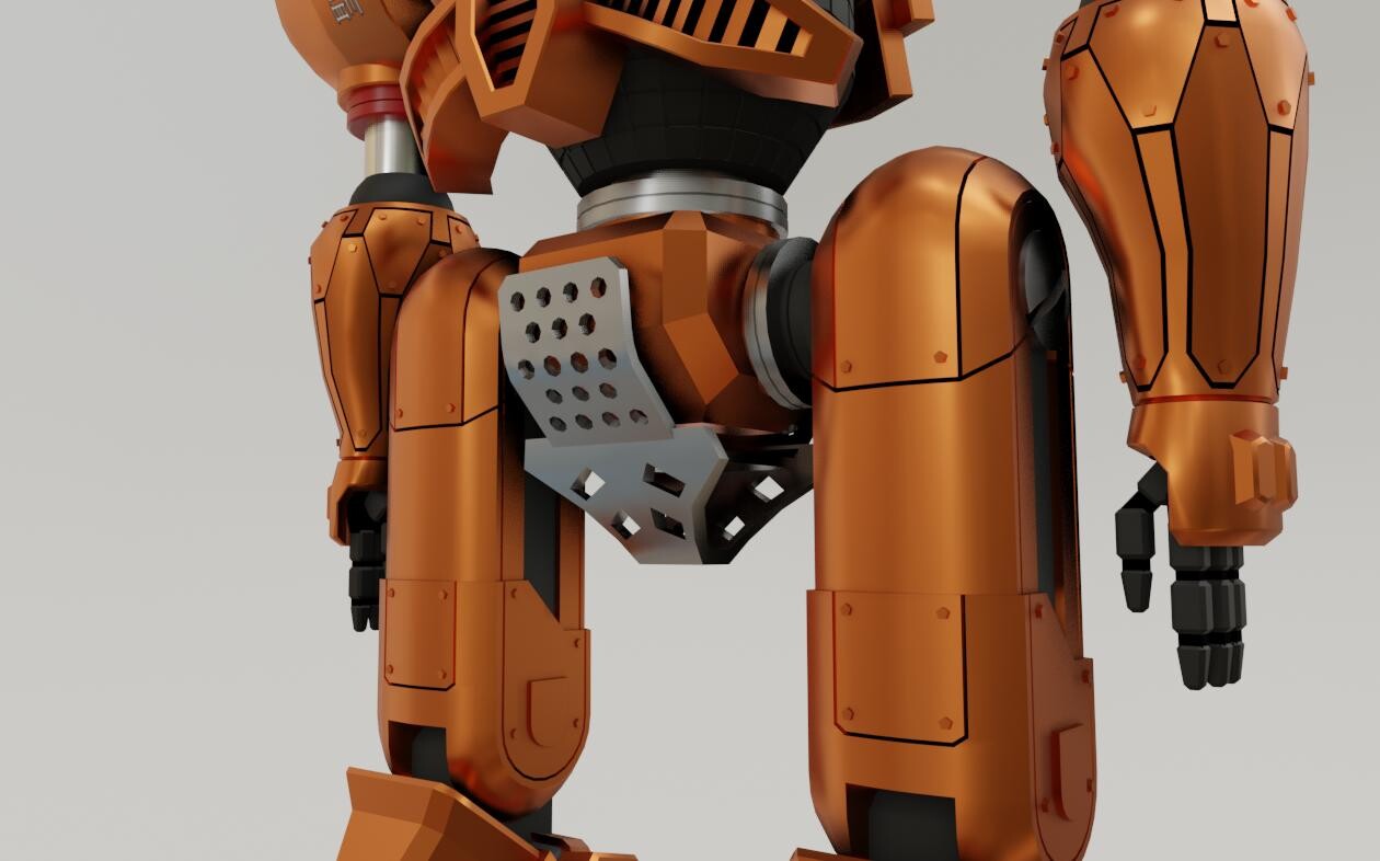 Mecha Giant Robot Anime - Robo Gigante | 3D model