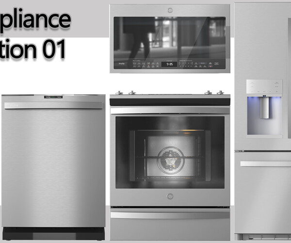 ArtStation GE Appliance Collection 01 Resources   File 