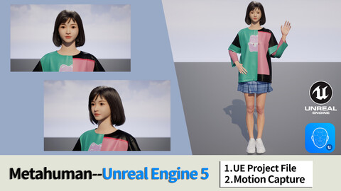 Babara- Cute girl with short hair--Metahuman/Unreal engine 5