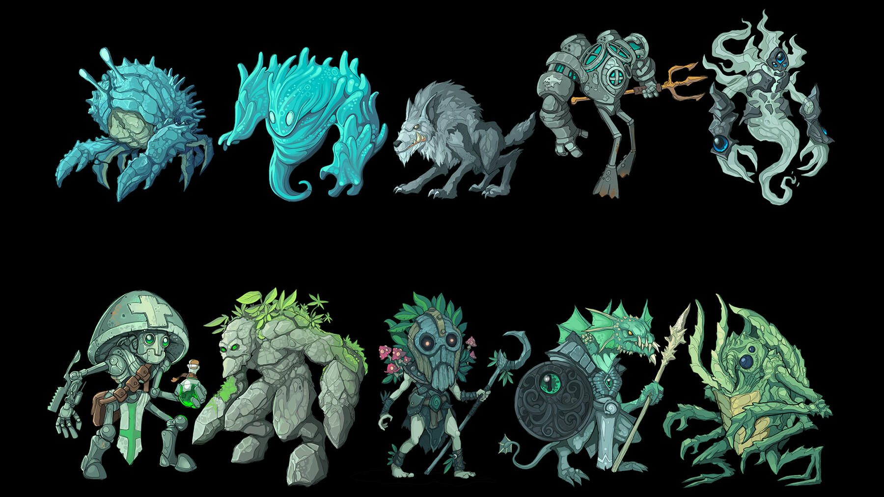 ArtStation - Characters Cards pack 01 | Game Assets
