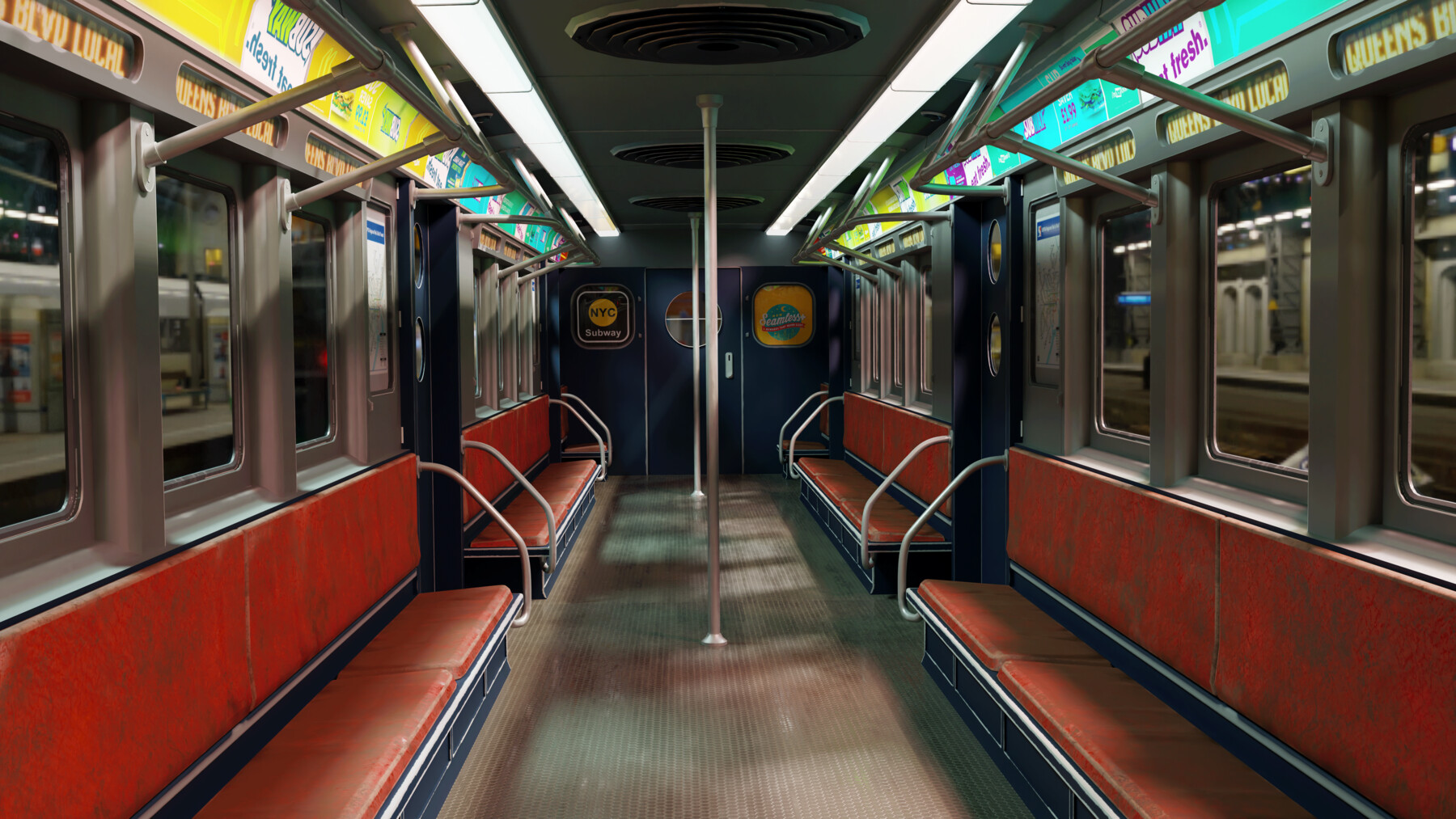 Artstation - Nyc Subway Interior 