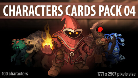 Characters Cards pack 04