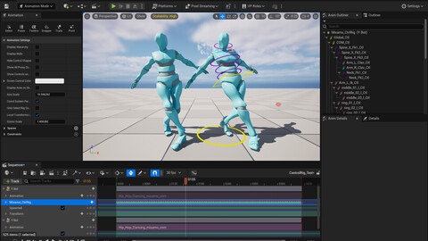 Unreal Engine 5.1 Control Rig for Mixamo Characters