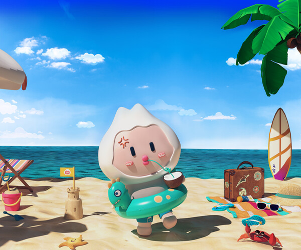 ArtStation - 3D Beach | Resources