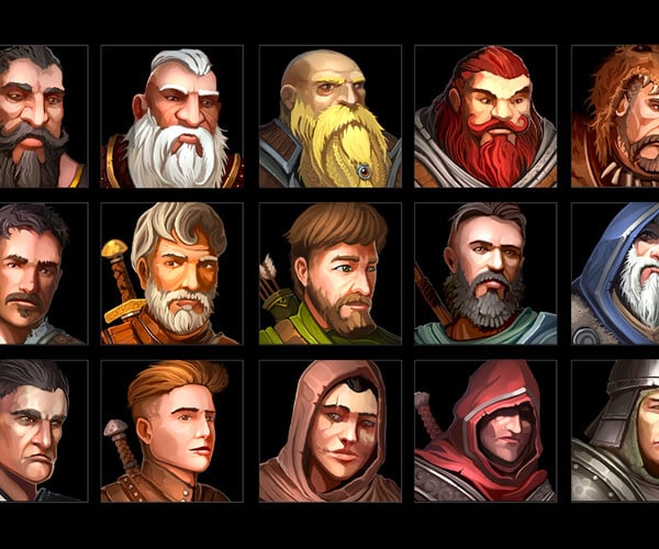 ArtStation - RPG Avatars 03 | Game Assets