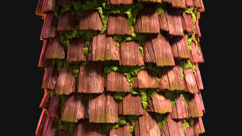 Stylized Roof Material