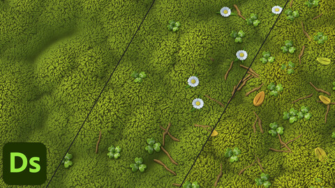 Stylized Moss - Substance 3D Designer