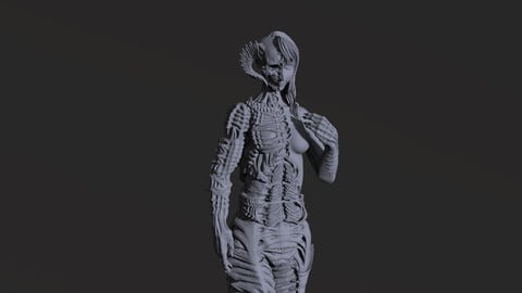 3D Game Assets 3D Printed Models demon Figures