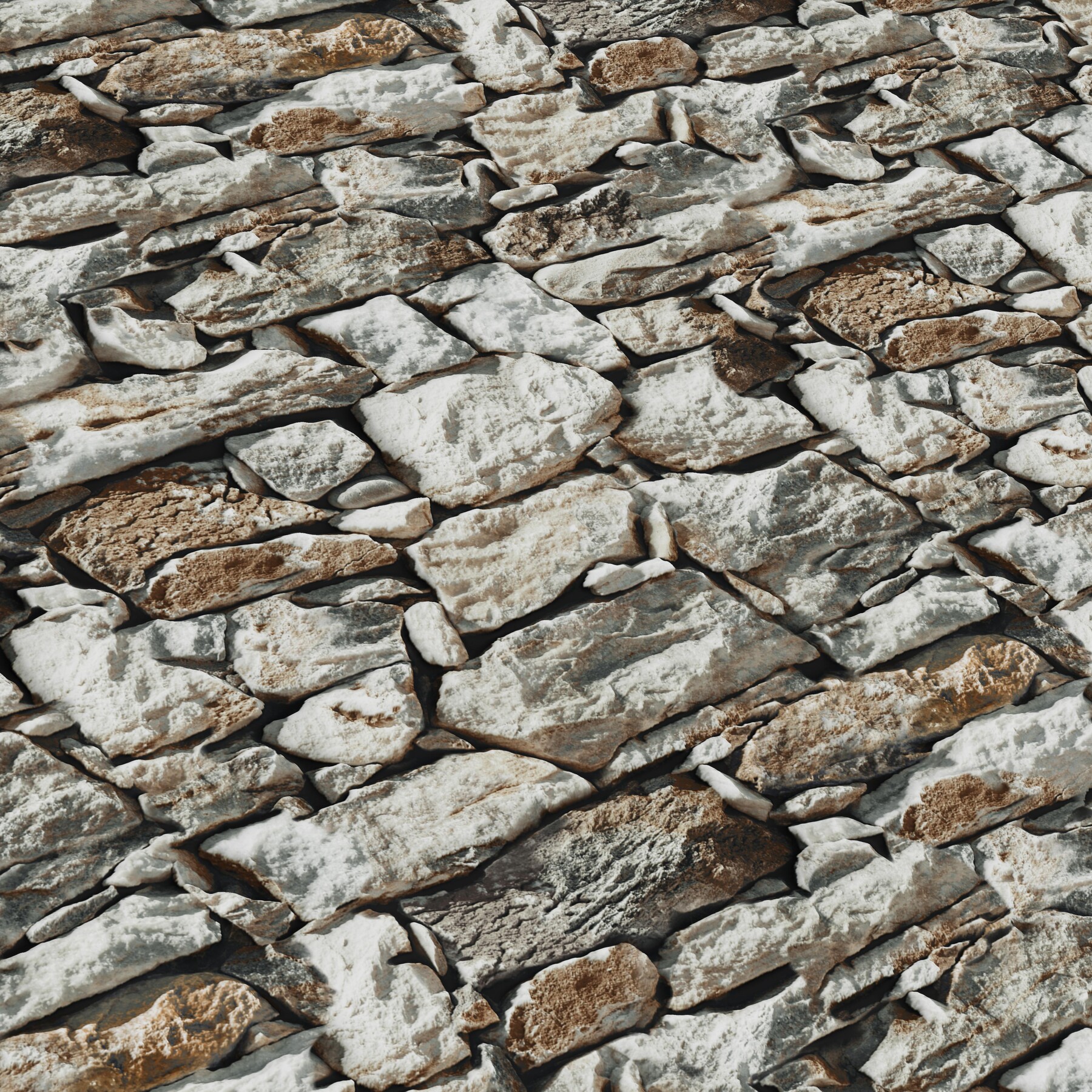 ArtStation - FB628 Chateau Stone Peel | 3MAT | PBR | Seamless | Game Assets
