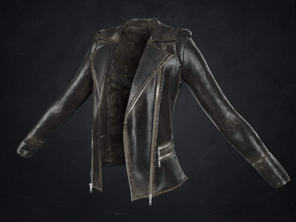 ArtStation - leather jacket | Game Assets