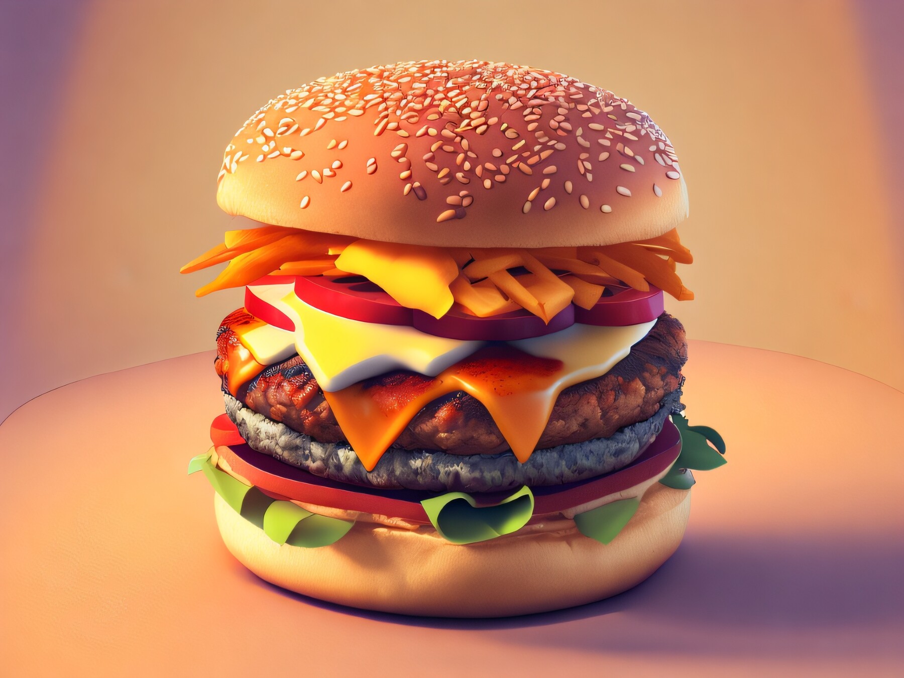 ArtStation - The Ultimate Burger | Artworks