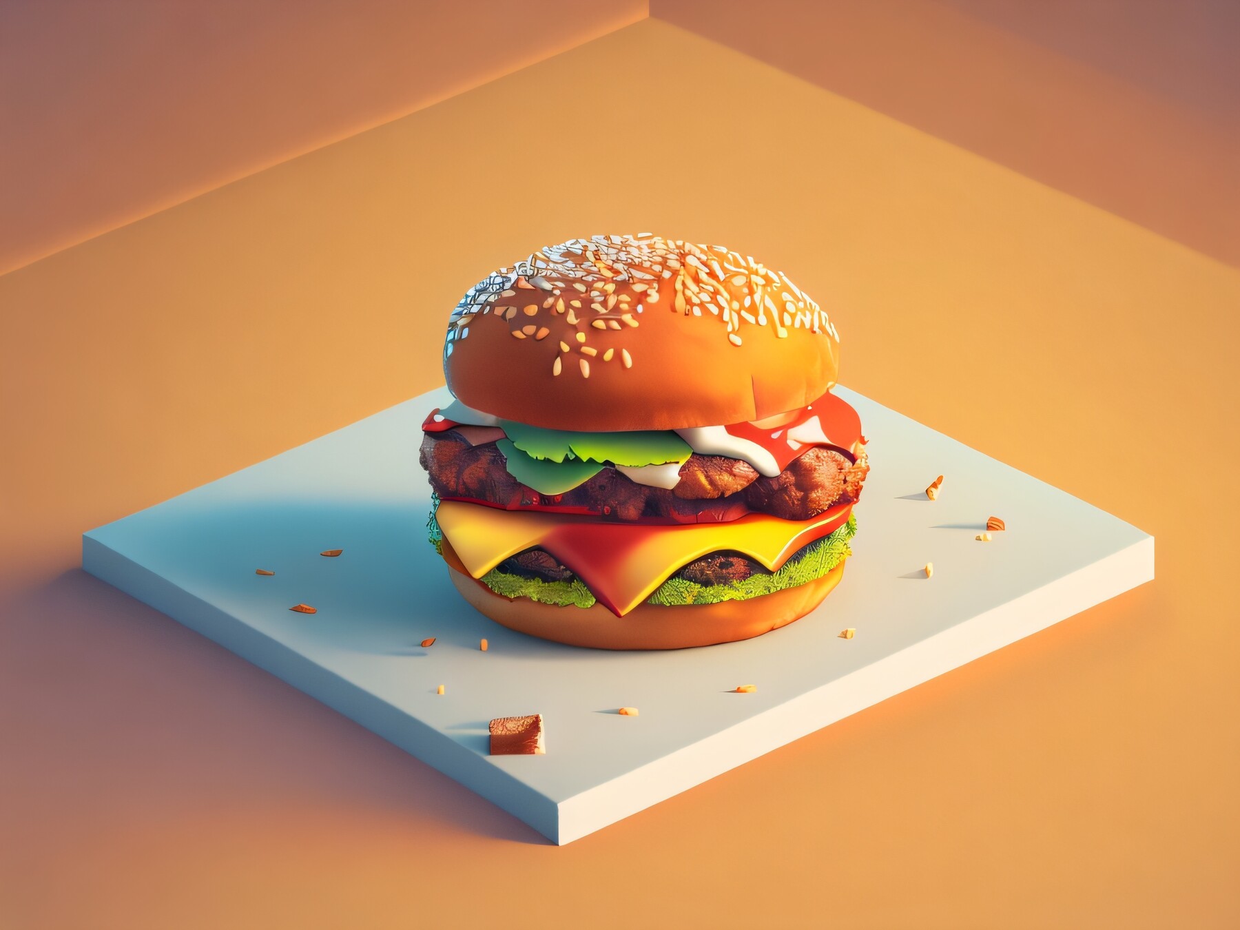 ArtStation - The Ultimate Burger | Artworks