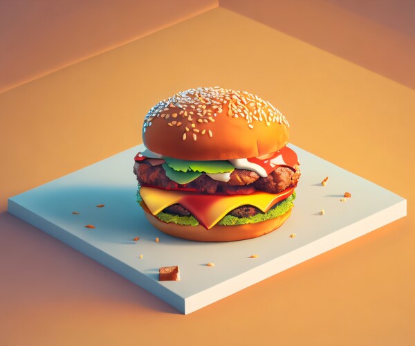 ArtStation - The Ultimate Burger | Artworks