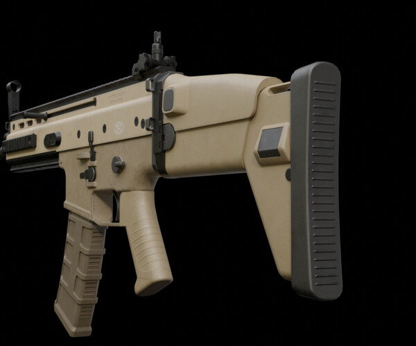 ArtStation - SCAR-H | Game Assets