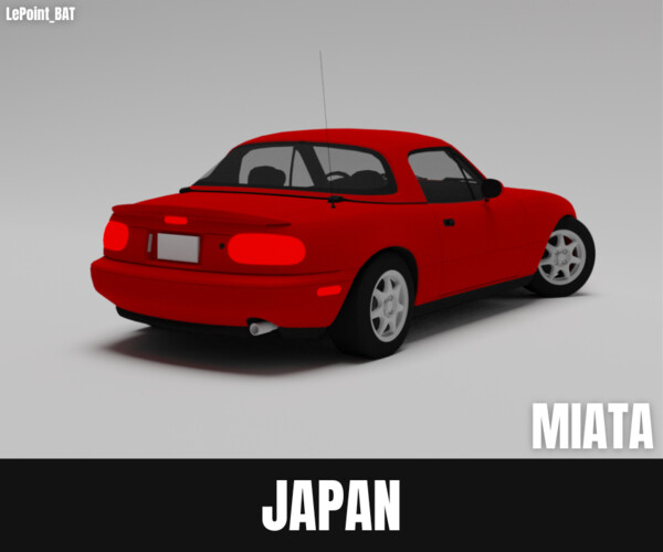 ArtStation - Mazda MX5 Miata | Game Assets