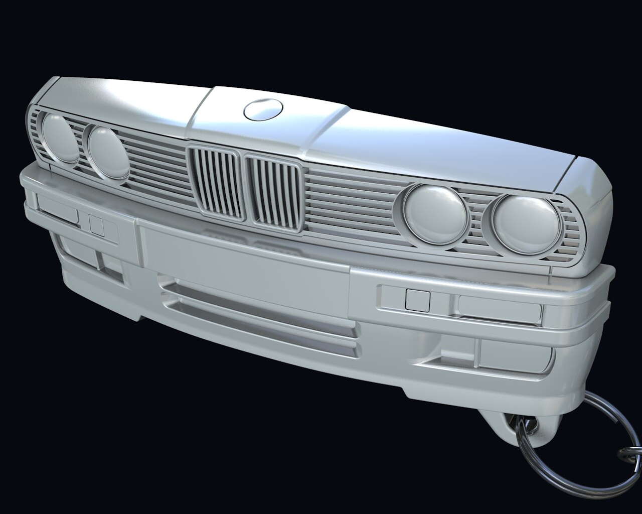 ArtStation - BMW e30 Mascot, Keychain, Keyring STL file 3D print. (v2 ...